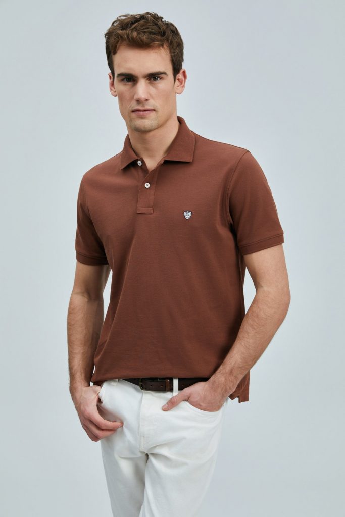 LUFİAN Laon Smart Erkek Polo T-Shirt 111040206 - KİREMİT