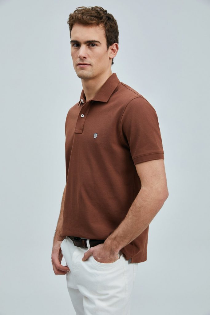 LUFİAN Laon Smart Erkek Polo T-Shirt 111040206 - KİREMİT