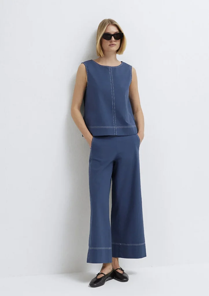 MAVİ  Geniş Paça Pantolon M1011187-70756