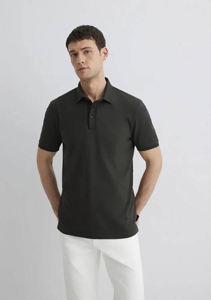 MAVİ Yaka Detaylı Polo Tişört  M0612648-71587