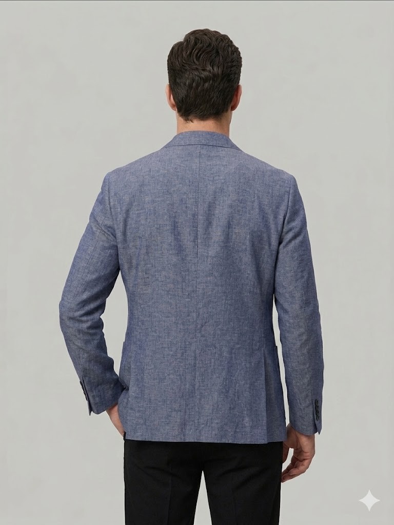 MCR Erkek Keten Görünümlü Slim Fit Blazer Ceket 41491