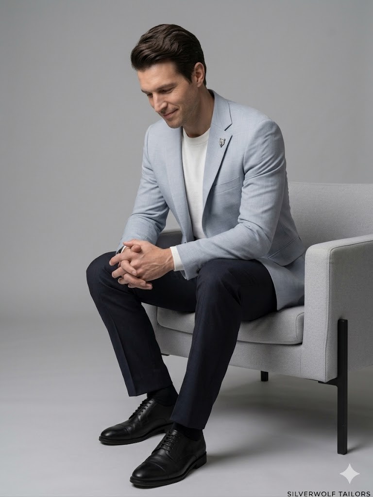 MCR Slim Fit Keten Karışımlı Blazer Ceket 41495