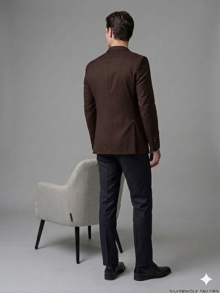 MCR Slim Fit Keten Karışımlı Blazer Ceket 41495 - kahve