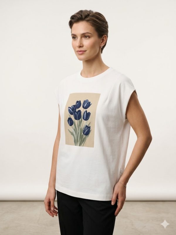 NAAR Lale Baskılı T-shirt  32364