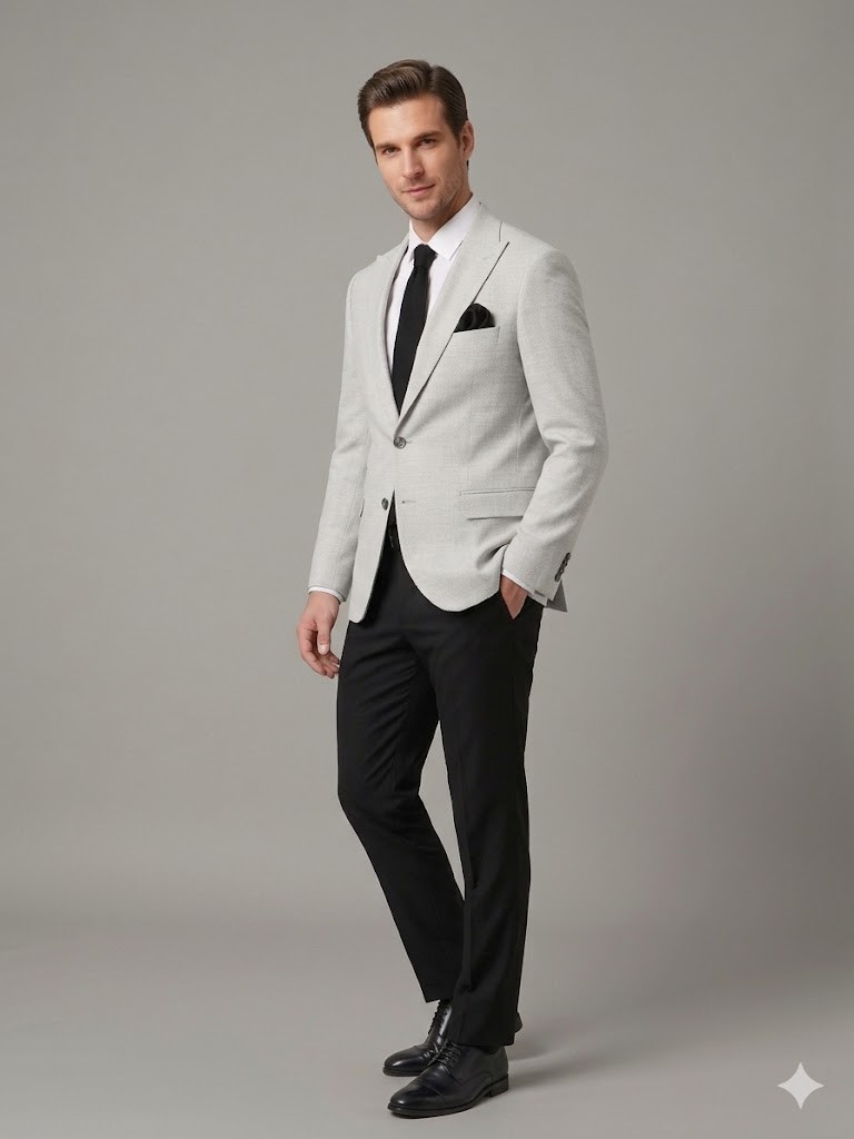 SELİM HAVAN Erkek Şık Kesim Blazer Ceket 0016