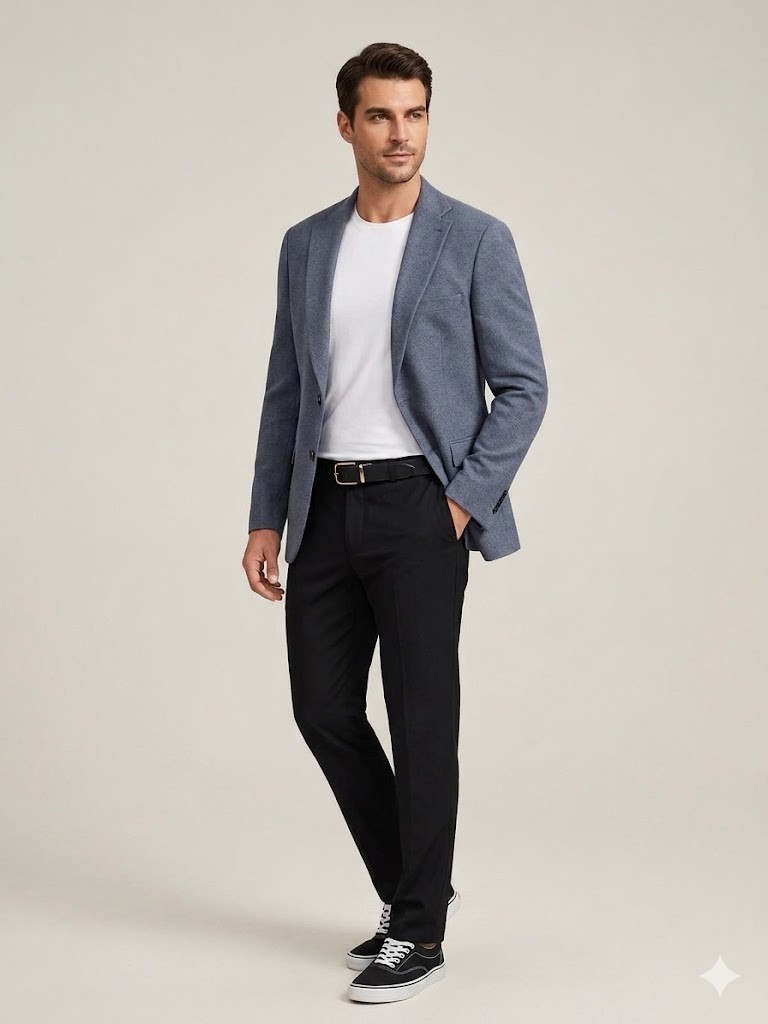 SELİM HAVAN Erkek Günlük Şık Blazer Ceket 0017