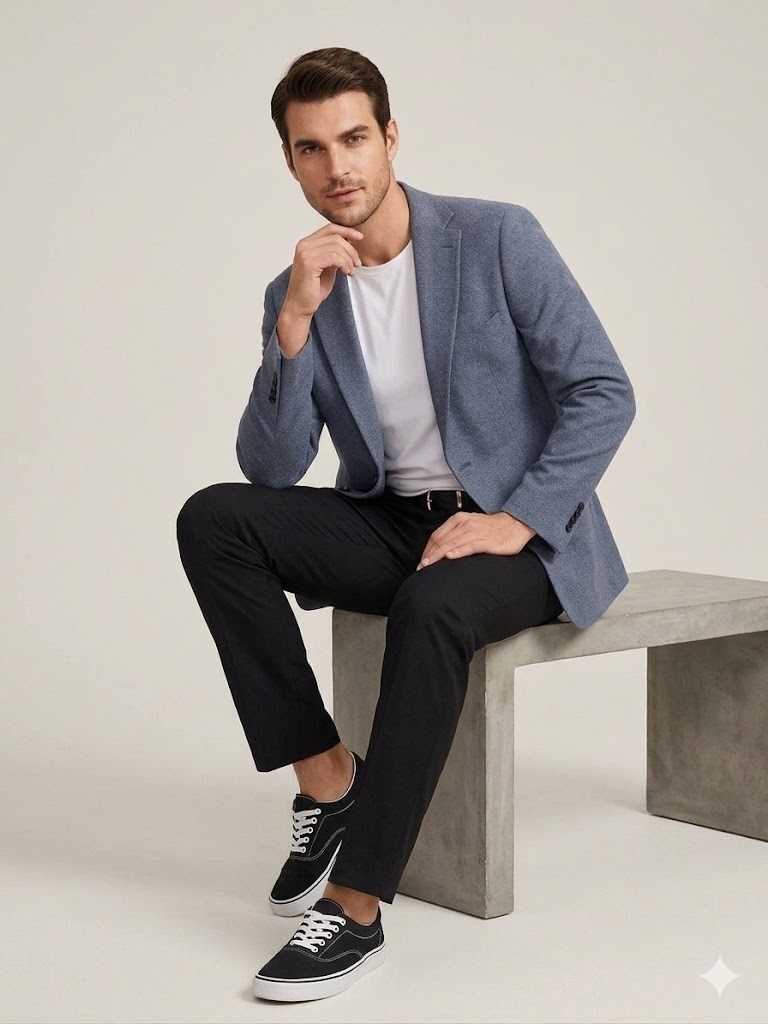 SELİM HAVAN Erkek Günlük Şık Blazer Ceket 0017