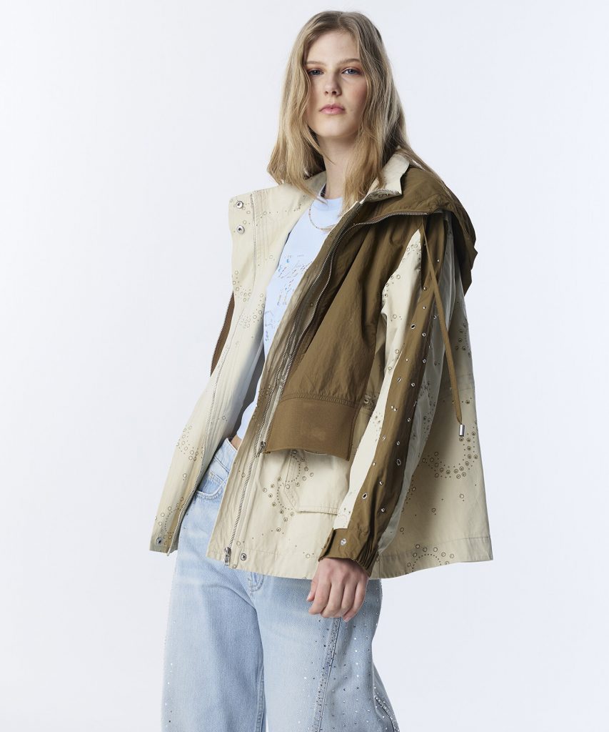 TWIST Çift Parça Görünüm Colorblock Mont TS1260012024