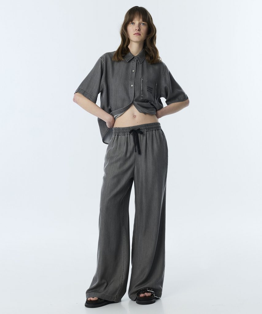 TWIST Kontrast Kordonlu Wide Leg Pantolon TS1260003260