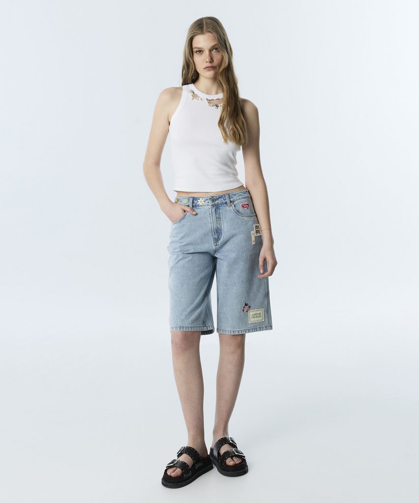 TWIST Patch Li Jean Bermuda Şort TS1260013021