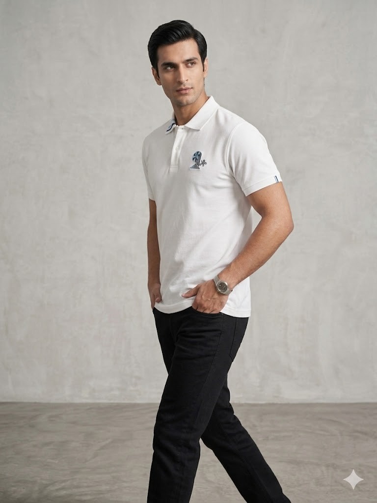 XINT Erkek Slim Fit Polo Yaka Basic Tişört 502265