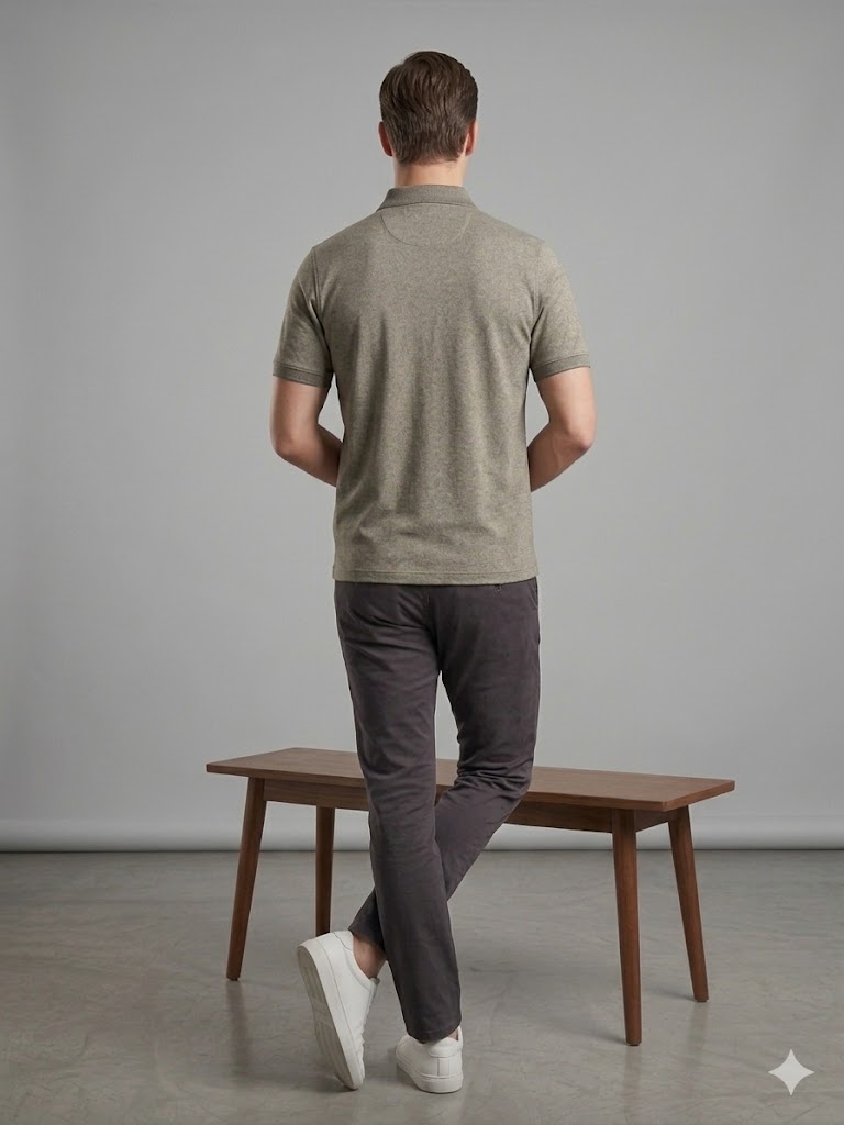 Centilmen Erkek Polo Yaka Casual T-Shirt 2617023 - HAKİ