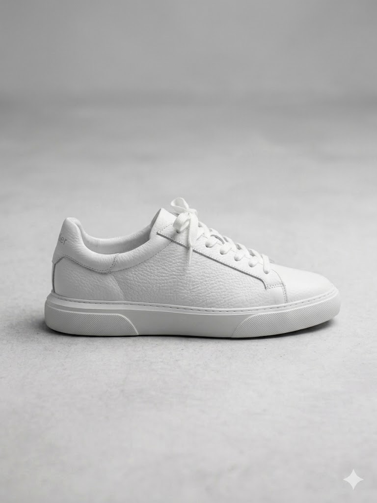 GOSSİ Erkek Deri Sneaker Ayakkabı 2501 - Beyaz
