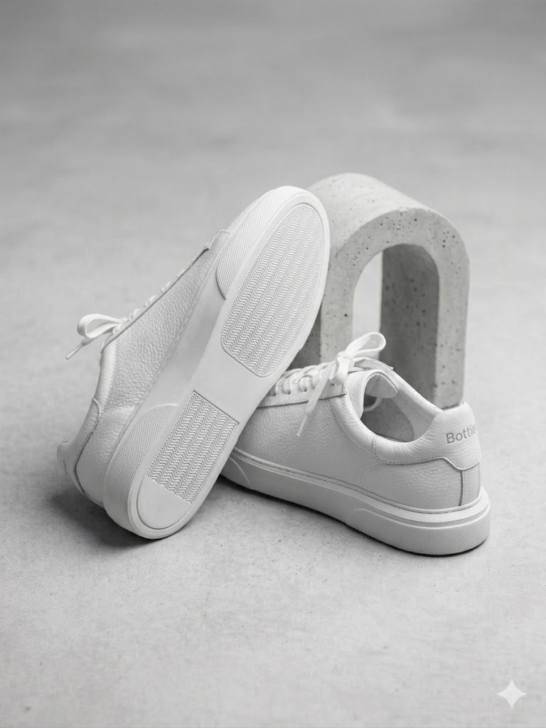 GOSSİ Erkek Deri Sneaker Ayakkabı 2501 - Beyaz
