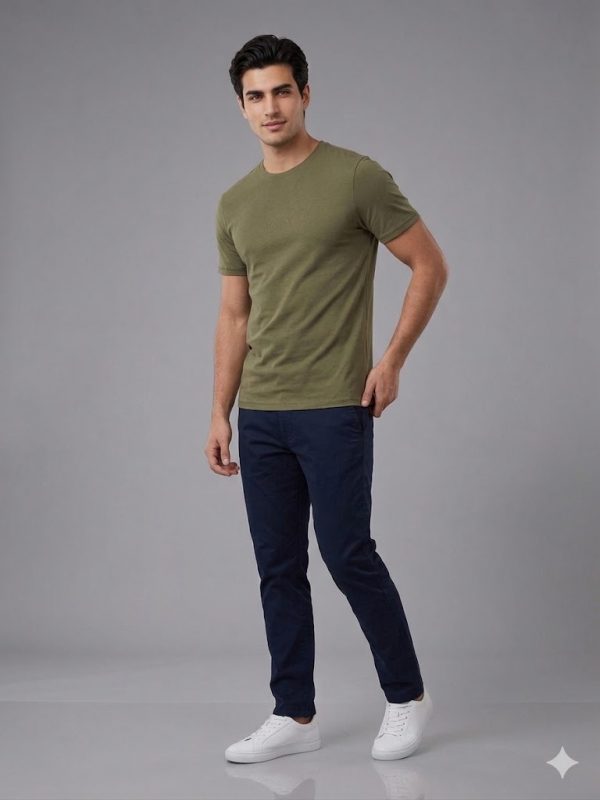 GUESS Bisiklet Yaka Kısa Kollu Basic T-Shirt M2YI72I3Z14