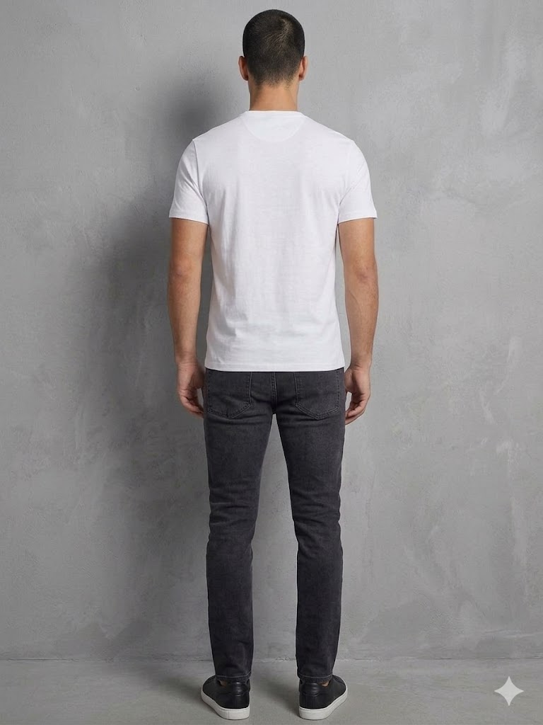 GUESS Erkek Bisiklet Yaka Yazı Baskılı Kısa Kollu Tişört M4GI27J1314