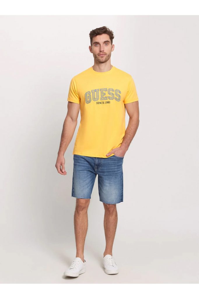 GUESS Yazılı T-shirt M4GI62I3Z14 - multi