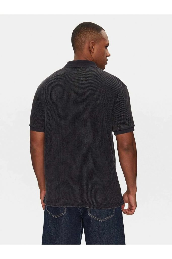 GUESS Erkek Somon Polo Yaka Dokulu Kısa Kollu Tişört M5GP05KCSG1