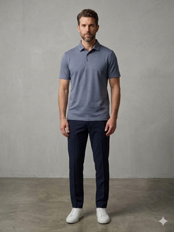 KİP Rahat Kalıp Kısa Kollu Likralı Örme Polo T-Shirt 10057