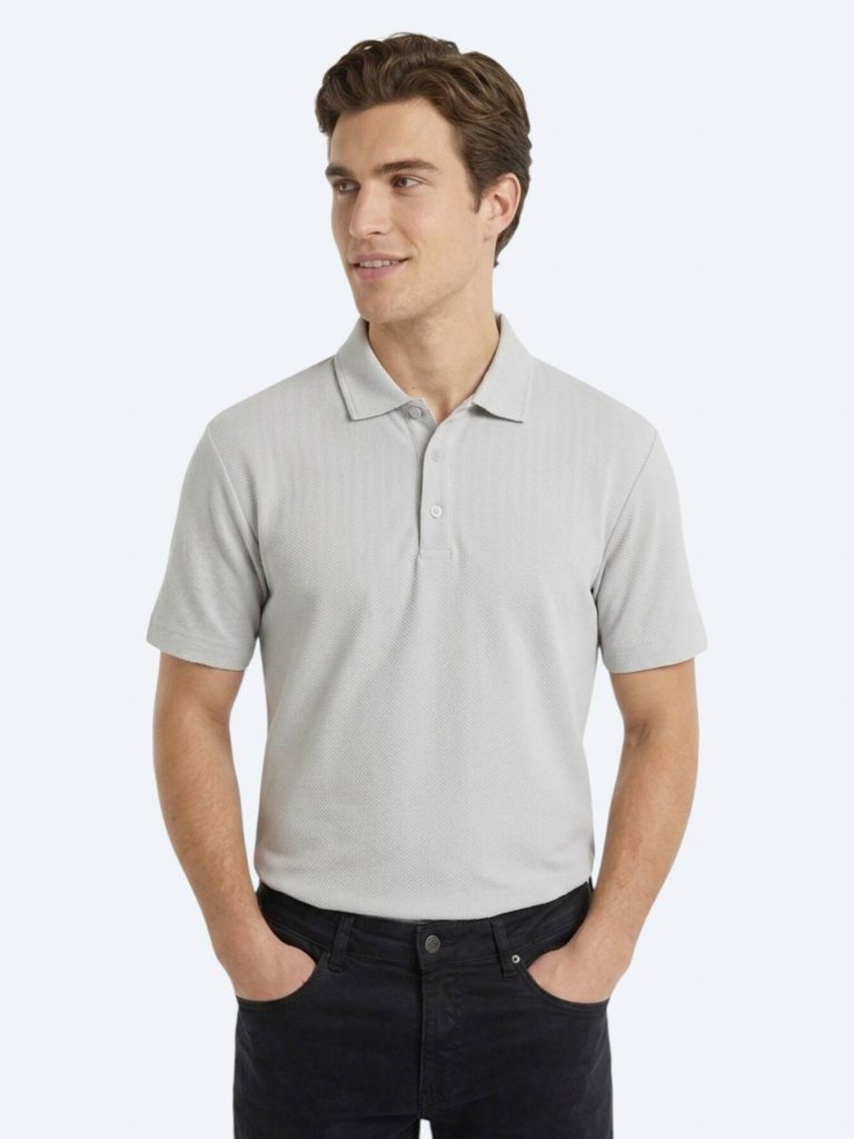 KİP Polo Yaka T-Shirt 10136 - GRİ