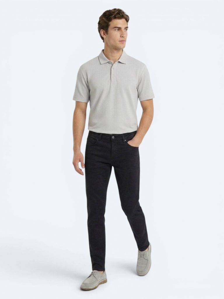 KİP Polo Yaka T-Shirt 10136 - GRİ