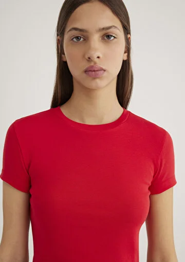 MAVİ Basic Crop Tişört M1600814-70391