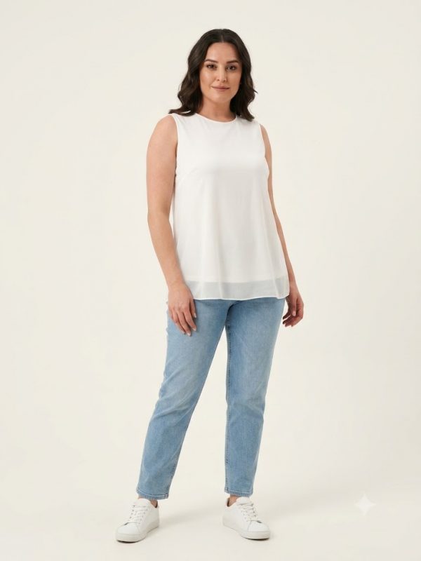 MOODBASİC Sıfır Kol Tunik MM270137