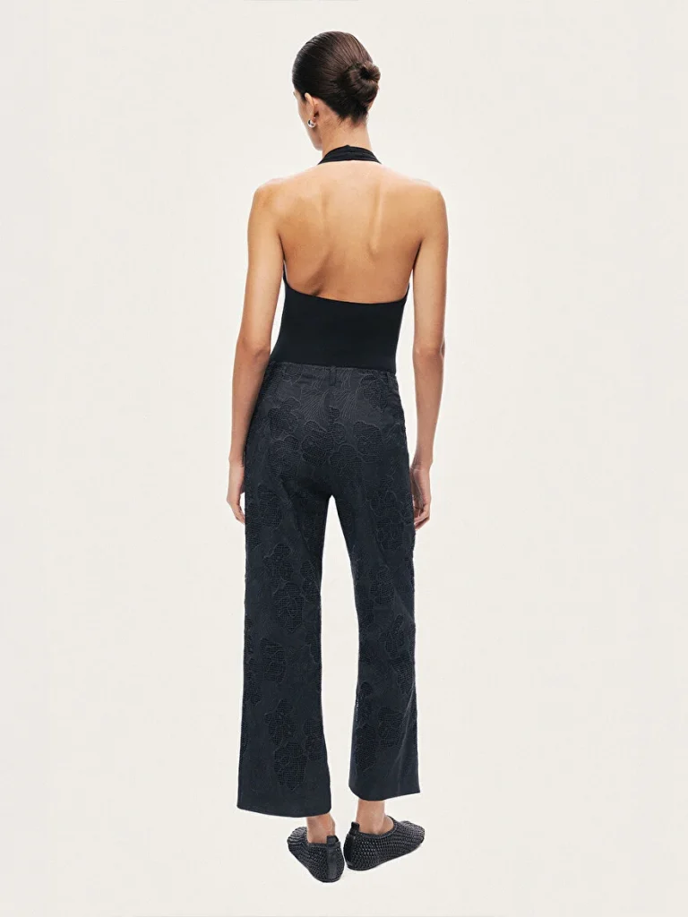 NOCTURNE Brode Detaylı Pantolon 3477 - Siyah