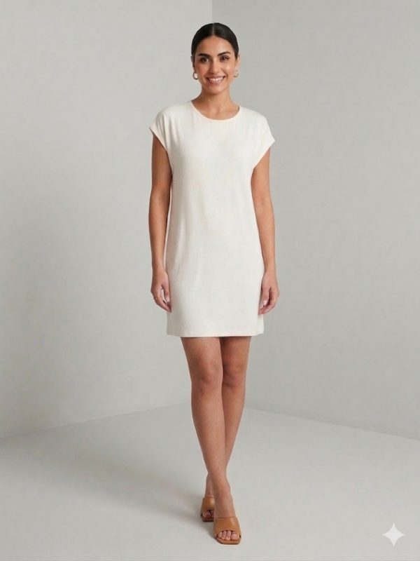 ON TRİKO Kadın Bisiklet Yaka Basic Penye Tunik 71501