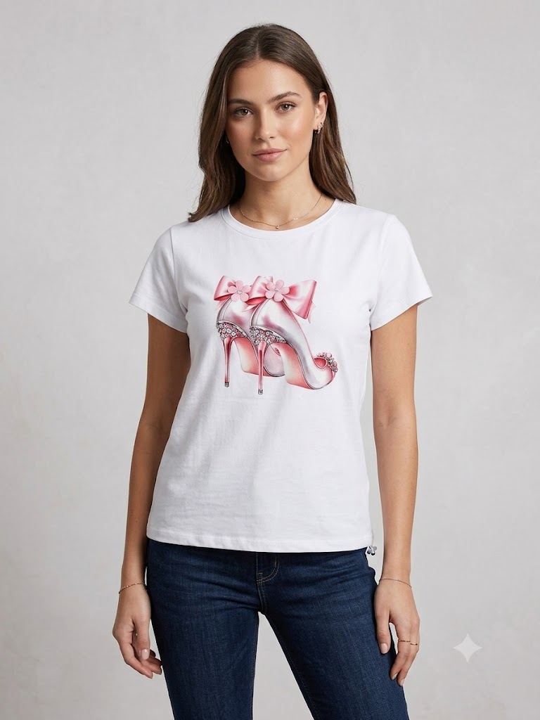 ONİX Bisiklet Yaka Kısa Kollu Klasik Kesim Baskılı T-Shirt 58120 - Beyaz