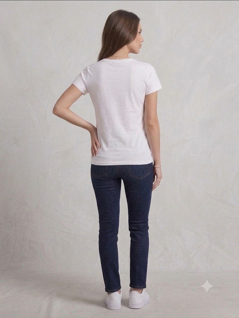 ONİX Bisiklet Yaka Kısa Kollu Klasik Kesim Baskılı T-Shirt 58120 - Beyaz