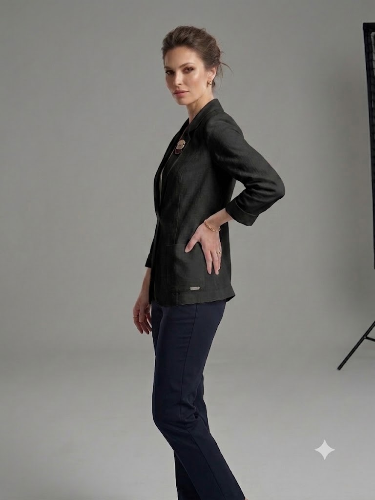 BABİLON SASİN Blazer Ceket 7736 - Siyah