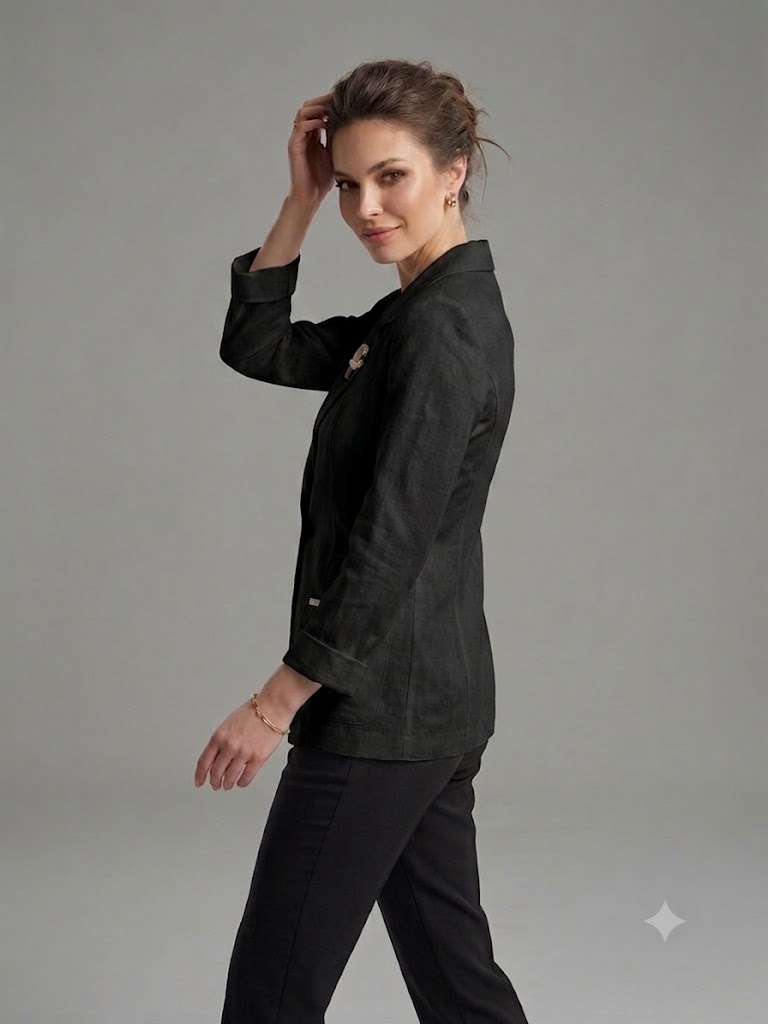 BABİLON SASİN Blazer Ceket 7736 - Siyah