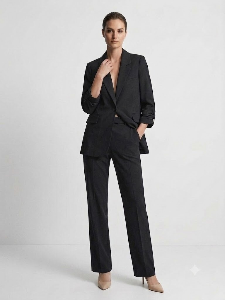 MARE SOLE Duble Kol Cepli Blazer Ceket 601 - Siyah