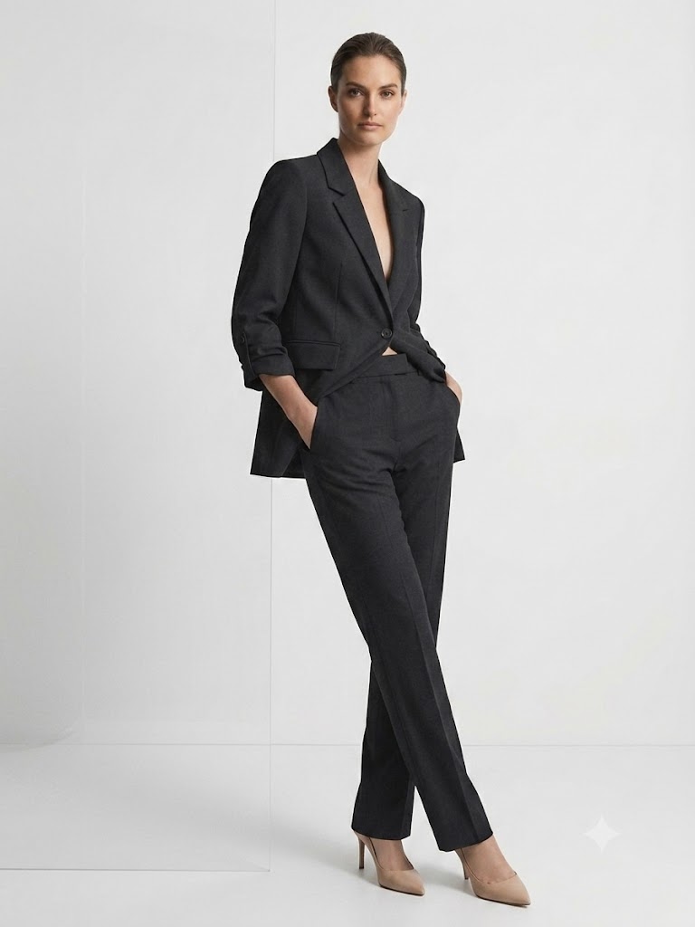 MARE SOLE Duble Kol Cepli Blazer Ceket 601 - Siyah