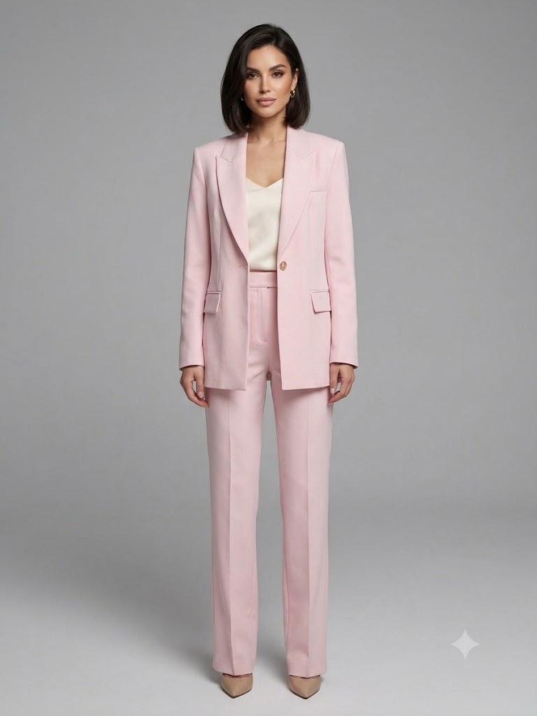 BEETHOVEN KADELLİ Blazer Ceket 56135 - PUDRA