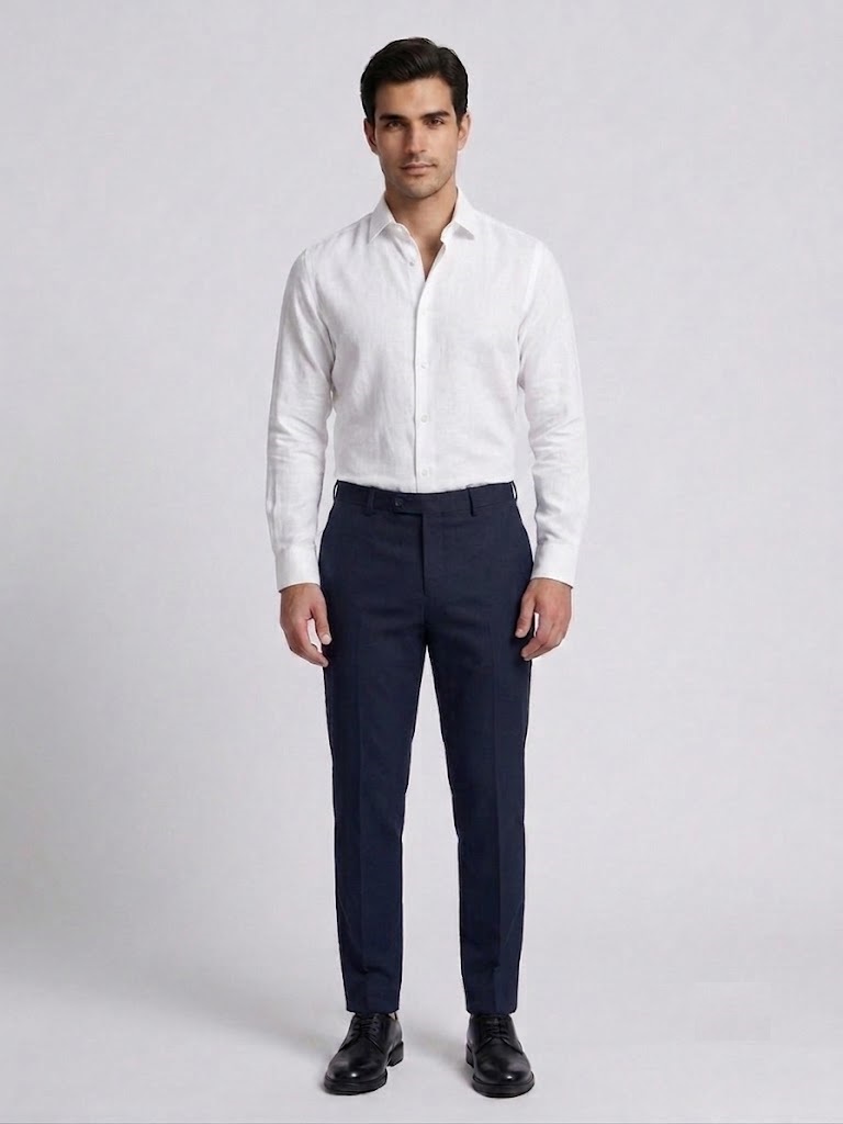 CASABA Klasik Kumaş Pantolon 9085 - Lacivert