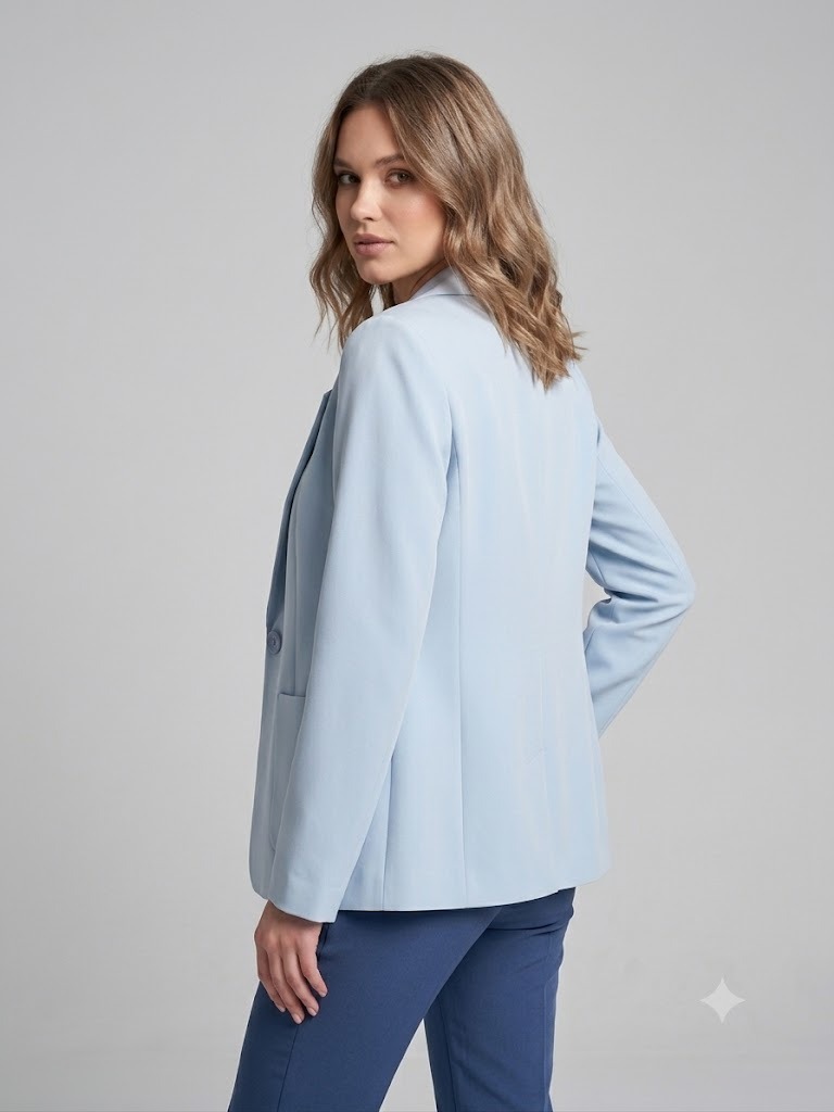 DOSSO DOSSİ Klasik Kesim Ceket  7150 - MAVİ