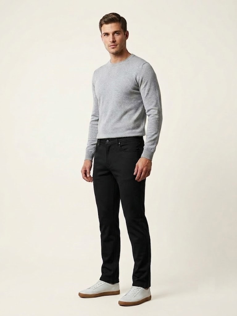ECER Regular/Slim Fit Pantolon 15900610 - Siyah