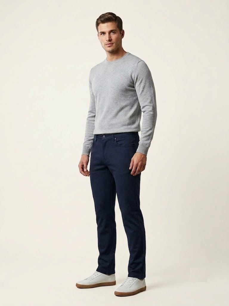 ECER Regular/Slim Fit Pantolon 15900610 - Lacivert