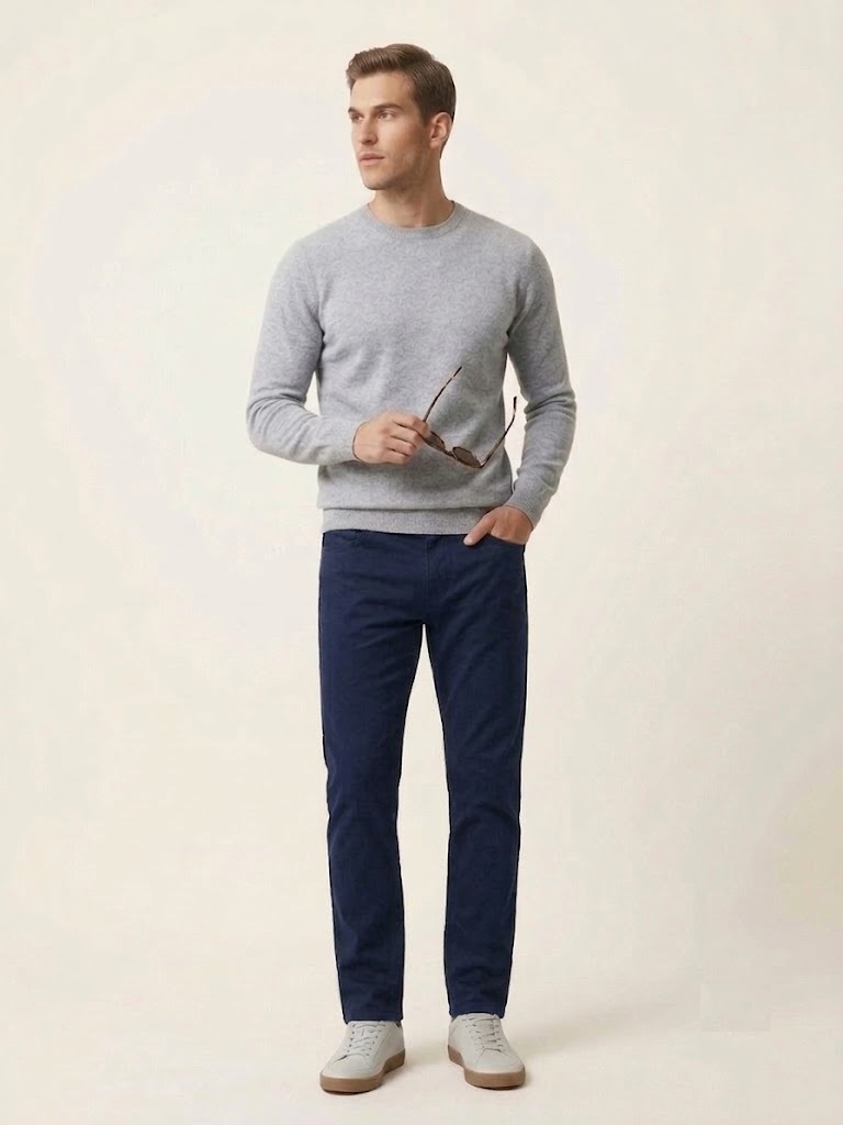 ECER Regular/Slim Fit Pantolon 15900610 - Lacivert