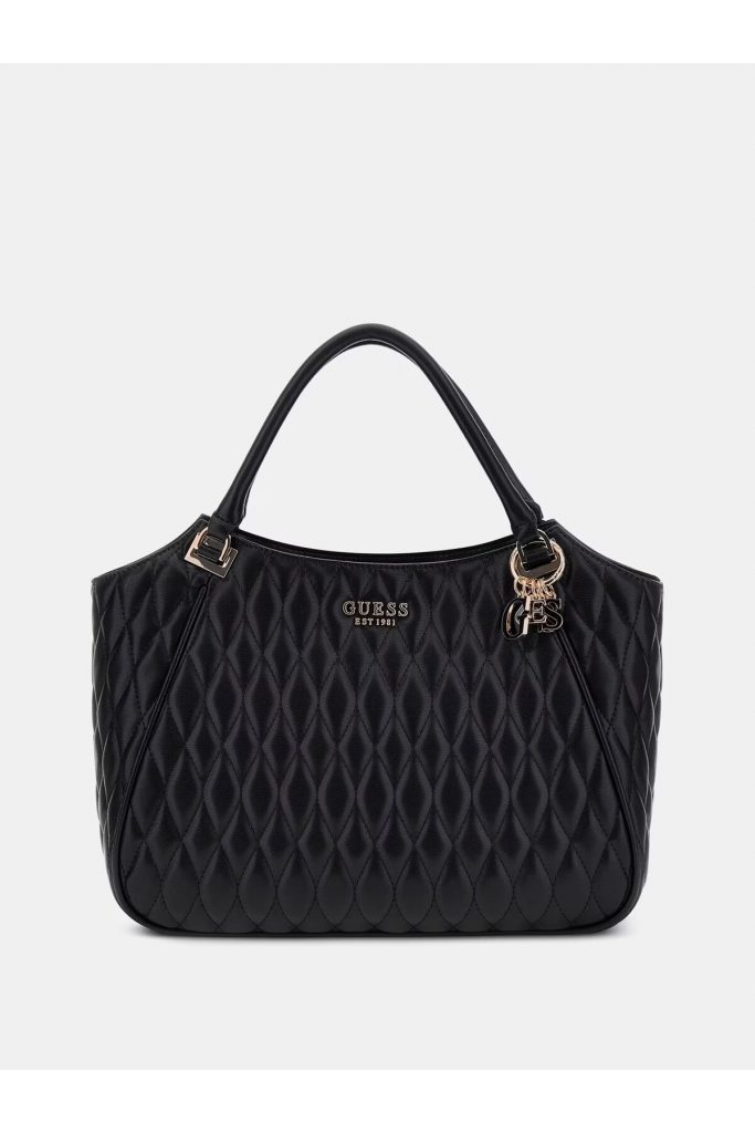 GUESS Kapitone Alışveriş Çantası HWQG8122220 - Siyah