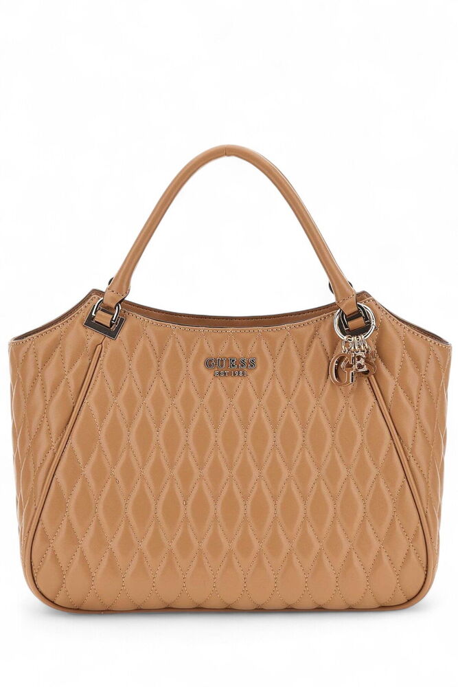 GUESS Kapitone Alışveriş Çantası HWQG8122220 - BEJ