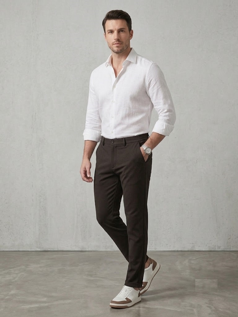İNTEGRAL Esnek Kumaş Smart Casual Pantolon 8750