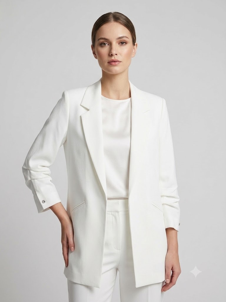 MARE SOLE Blazer Ceket 600 - Beyaz
