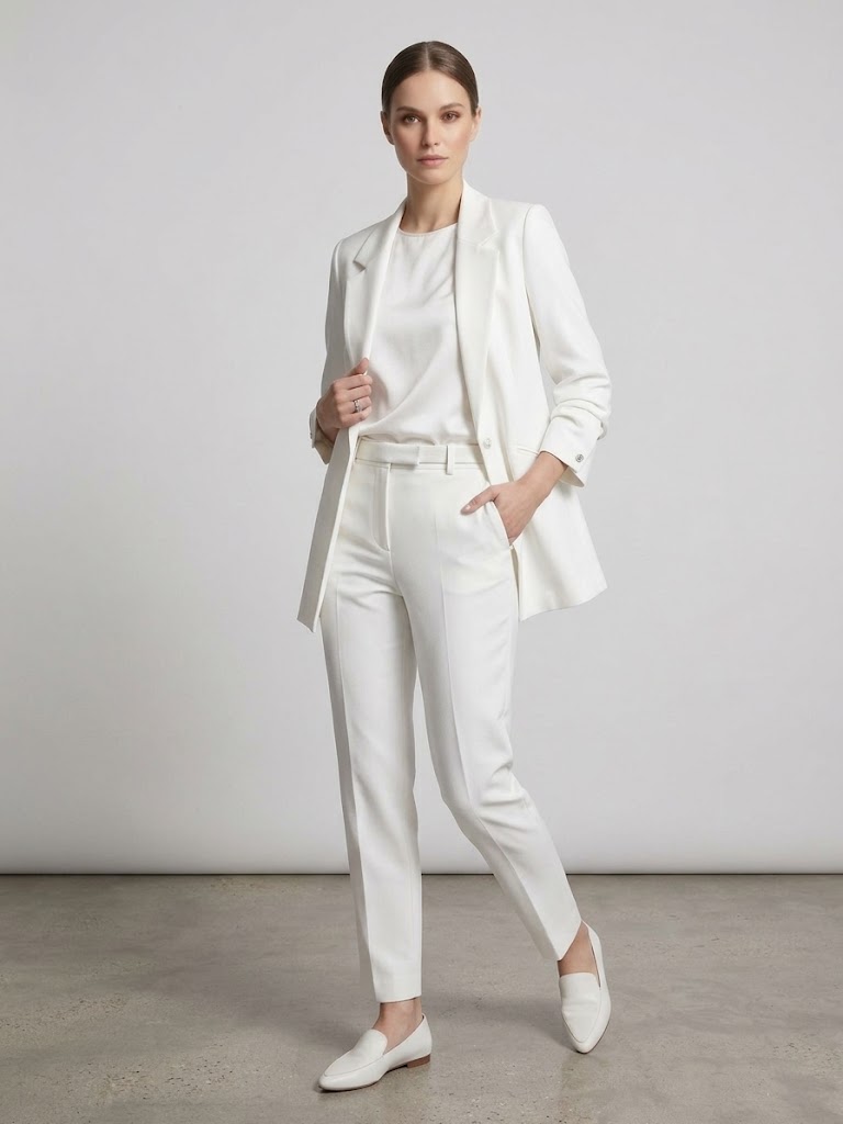 MARE SOLE Blazer Ceket 600 - Beyaz