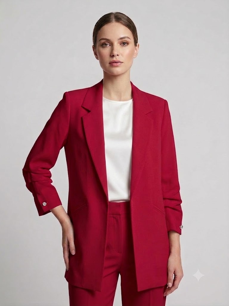 MARE SOLE Blazer Ceket 600 - KIRMIZI