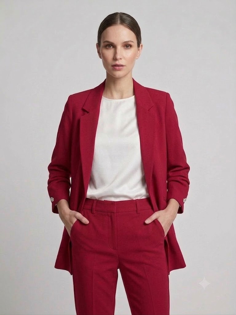 MARE SOLE Blazer Ceket 600 - KIRMIZI