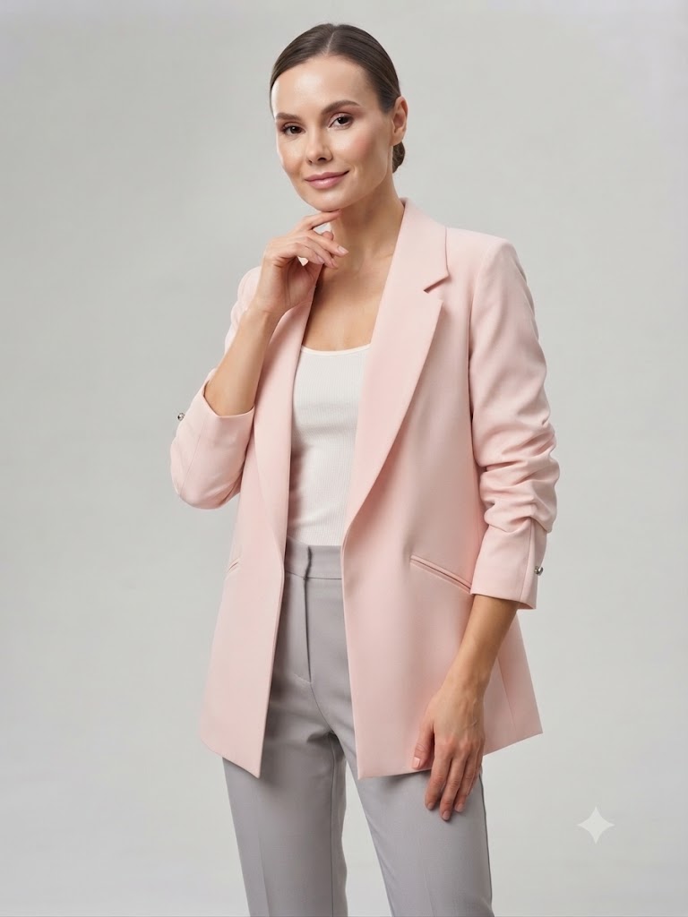 MARE SOLE Blazer Ceket 600 - pembe