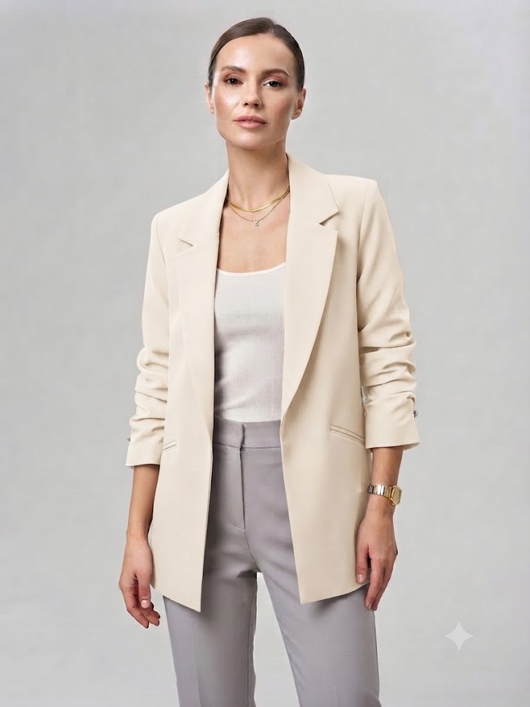 MARE SOLE Blazer Ceket 600 - BEJ